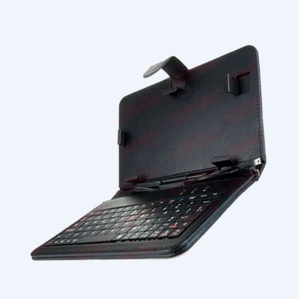 Funda para Tablet Vamav, 7'',  Con Teclado y Stylus, Soporte Posterior
