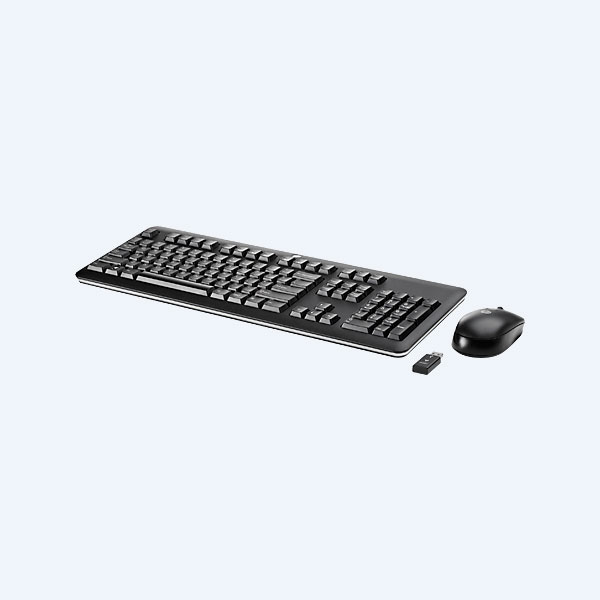 Combo Inalámbrico, HP H4B79AA, Teclado y Mouse, USB, Negro