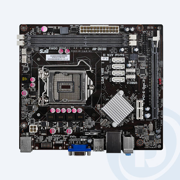 H61H2-MV (V1.0) - Tarjeta Madre ECS, DRR3 1066/1600MHz, LGA1155, Audio/Video/Red