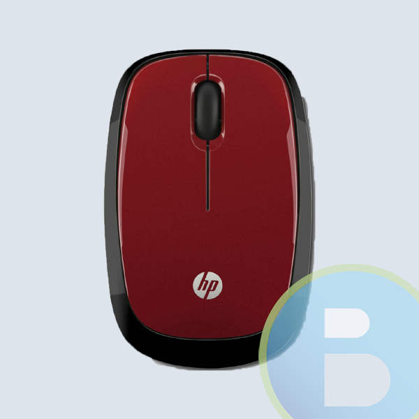 Mouse óptico HP X1250, USB, 3 Botones, Retractil, Rojo