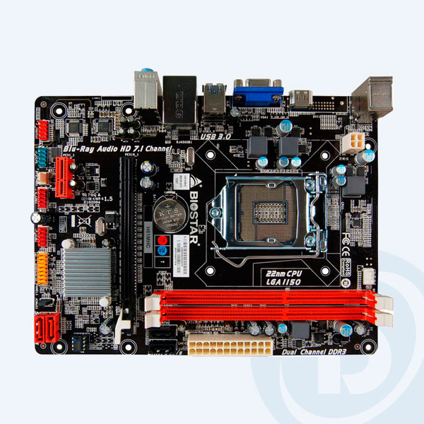 H81MHC - Tarjeta Madre MB-BIOSTAR H81MHC, DDR3, S-1150, PCI
