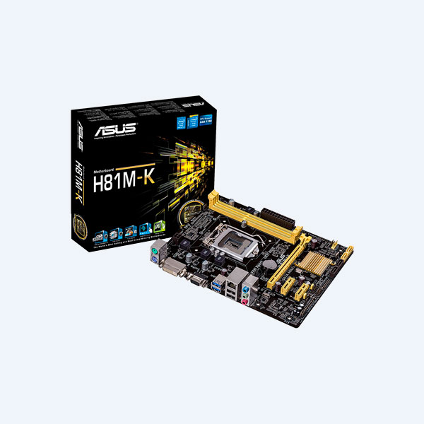 Tarjeta Madre MB Asus H81M-K BULK, DDR3, H3 LGA-1150, PCI
