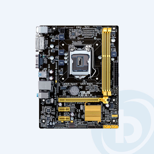 H81M-K/C/SI  - Tarjeta Madre MB Asus H81M-K BULK, DDR3, H3 LGA-1150, PCI