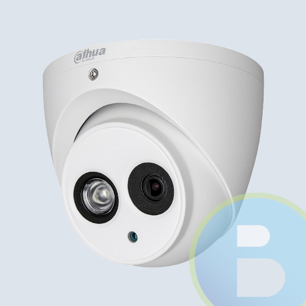 Camara de Vigilancia IP Dahua, Tipo Domo, HDCVI, Dia/Noche, 4 Mpx, 2560X1440, 3.6MM, Gris