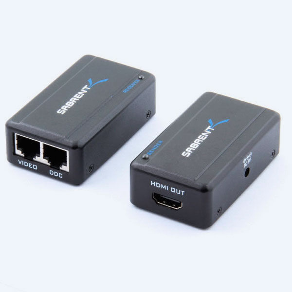 Adaptador Sabrent  HDMI-EXTC,  HDMI Cable  CAT5e RJ45