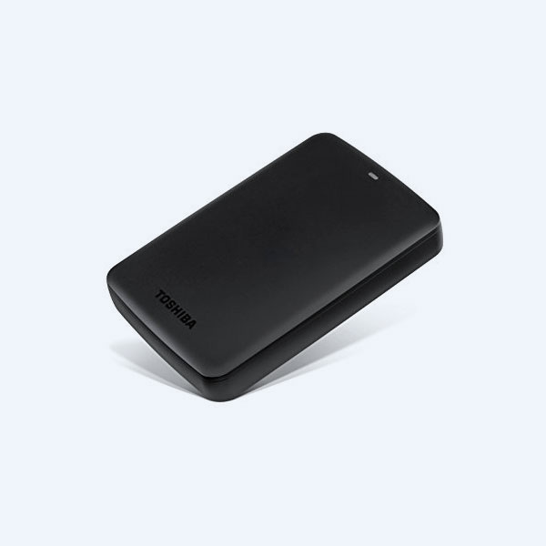 Disco Duro Externo Portable Toshiba Canvio, 2TB, 2.5’’, USB 3.0, Negro