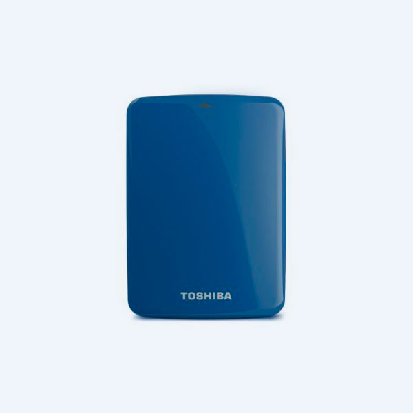 Disco Duro Externo Portable Toshiba Canvio, 2TB, 2.5'', USB 3.0, Azul