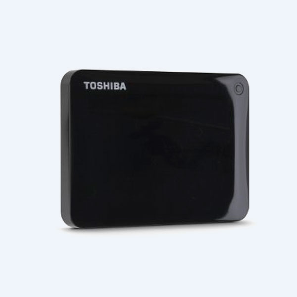 Disco Duro Externo Portable Toshiba Canvio Connect II, 1TB, USB 3.0, Negro