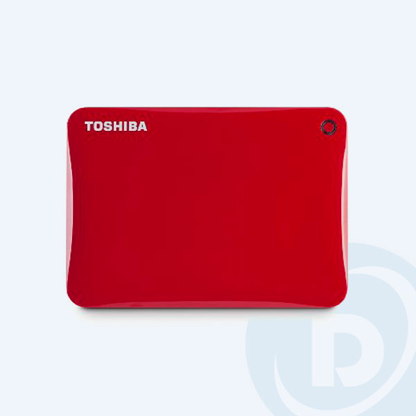 HDTC810XR3A1 - Disco Duro Externo Portable Toshiba Canvio Connect II, 1TB, USB 3.0, Rojo