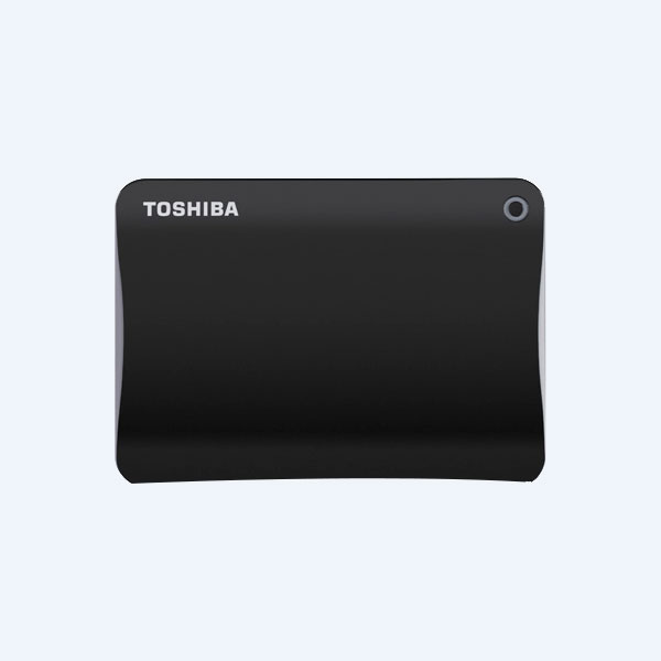 Disco Duro Externo Portable Toshiba Canvio Connect II ,  2TB, 109x78mm, USB 3.0, Conexión Remota