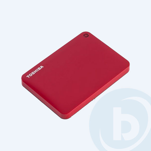 HDTC820XR3C1 - Disco Duro Externo Portable Toshiba Canvio Connect II , 2TB, 3.5'', USB 3.0, Conexi&oacute;n Remota, Rojo