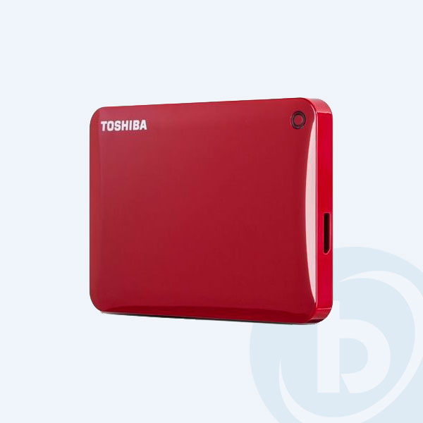 HDTC820XR3C1 - Disco Duro Externo Portable Toshiba Canvio Connect II , 2TB, 3.5'', USB 3.0, Conexi&oacute;n Remota, Rojo