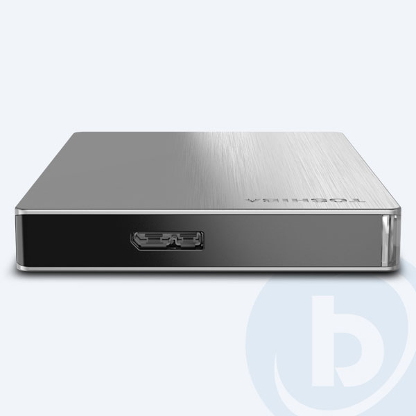 HDTD210XS3E1 - Disco Duro Externo Portable Toshiba Canvio Slim II , 1TB, 2.5'', USB 3.0,  Plata