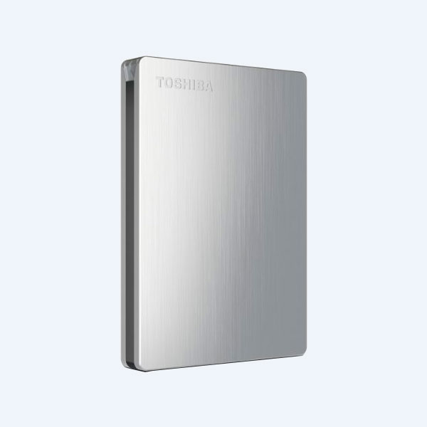 Disco Duro Externo Toshiba Canvio, 1TB, USB 3.0, Plata