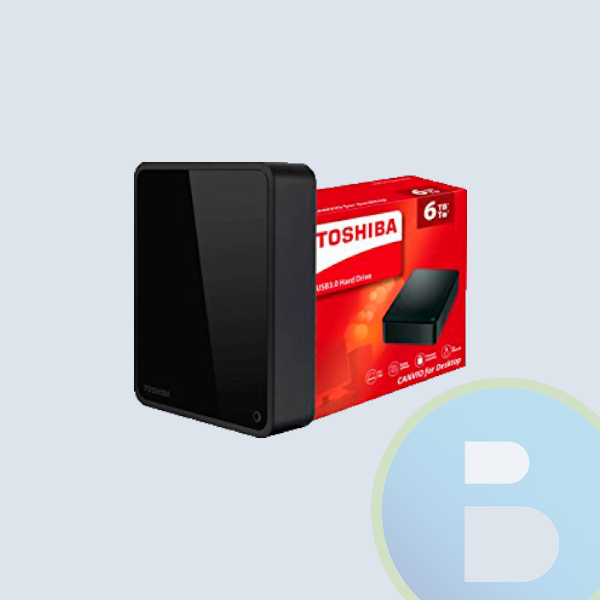 Disco Duro Externo Toshiba, 6TB, 3.5