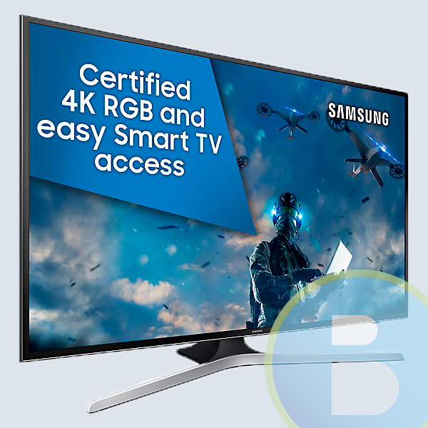 Smart TV Samsung LED MU6100 Serie 6 40'', 4K UltraHD, Widescreen, Negro