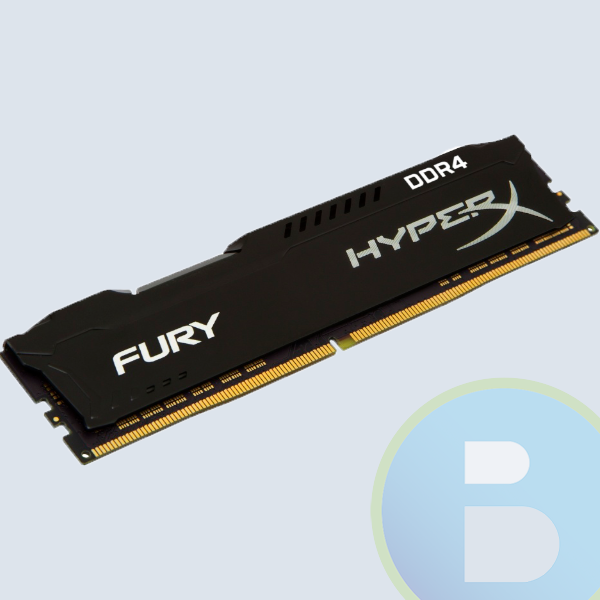 Memoria RAM Kingston HyperX FURY Black DDR4, 2400MHz, 4GB, Non-ECC, CL15