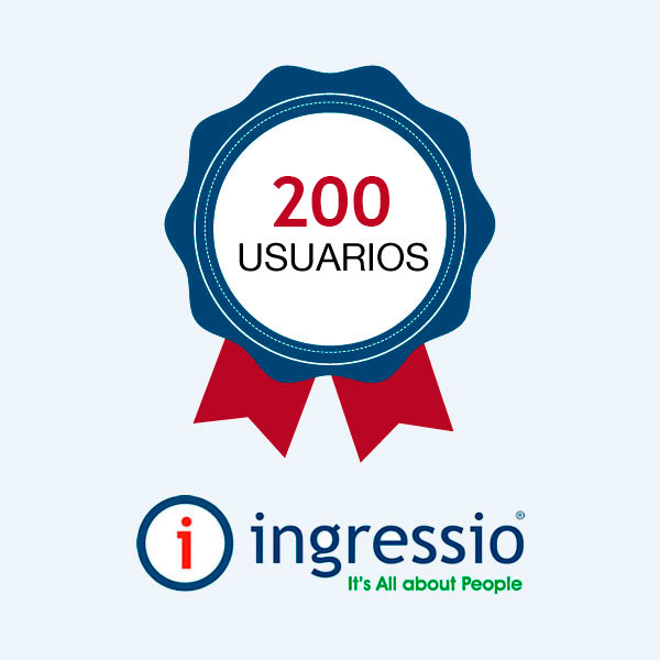 Licencia Ingressio (Incremento a 200 Usuarios)