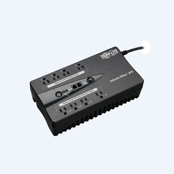 No Break Tripp Lite INTERNET600U, 600VA, 300W, 10 min, 8 Contactos, Torre