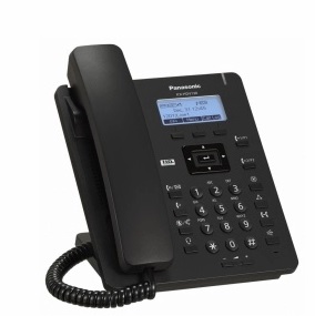 Panasonic Teléfono IP KX-HDV130, 4 Líneas, 2 Teclas Programables, Altavoz, Negro