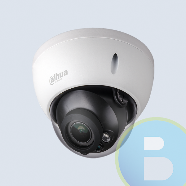 Camara de Vigilancia IP Dahua IPCHDBW2421RZS, Tipo Domo Antivandalico, 4 MP/H264+/ WDR Real 120DB/ Lente  2.7 a 12mm/IR 30 Mts/ IP67