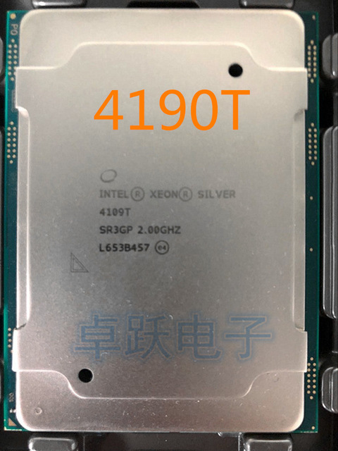 Intel Xeon de plata 4109 T procesador M Cache 2,00 GHz CD8067303562200 SR3GP CPU