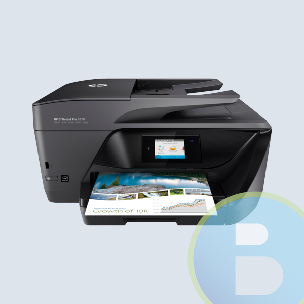 Multifuncional HP OfficeJet Pro 6970, 20 PPM Negro, 11 PPM Color, USB, WiFi, Dúplex