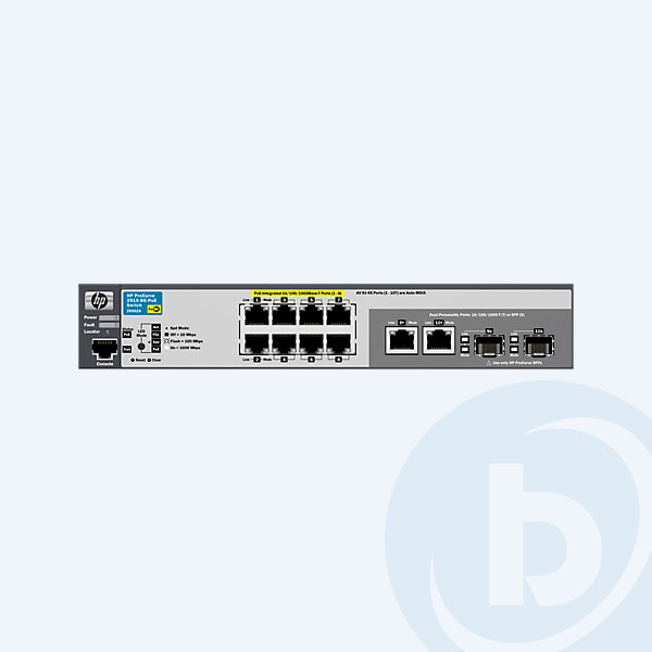J9562A - Switch HP Enterprise 2915-8G-PoE, 8 Puertos Gigabit Ethernet 10/100/1000 Mbps, PoE, Administrable