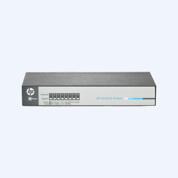 Switch HP 1410-8, 8 Puertos, 10/100 Mbps, QoS