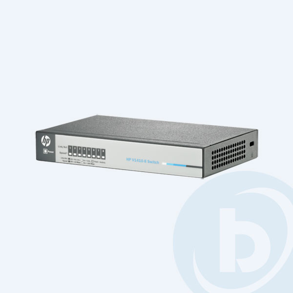 J9661A - Switch HP 1410-8, 8 Puertos, 10/100 Mbps, QoS