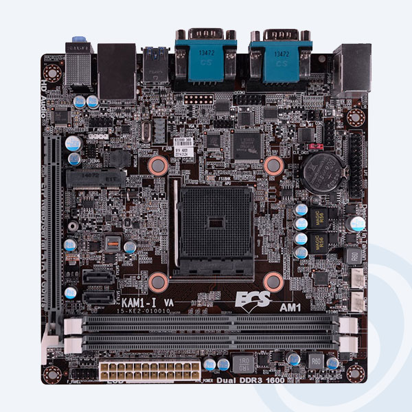 KAM1-I (V1.0) - Tarjeta Madre ECS KAM1-I (V1.0), 2 X 240-pin DDR3, DIMM Socket