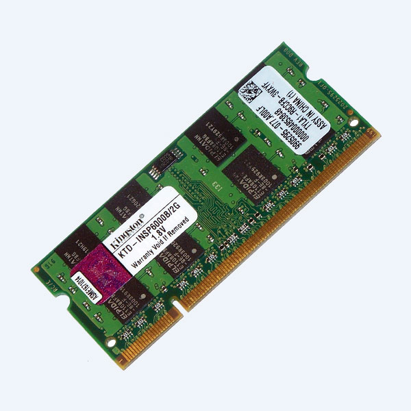 Memoria Kingston PC2-5300, DDR2-667, 2GB, SODIMM, 667MHz, para Laptop