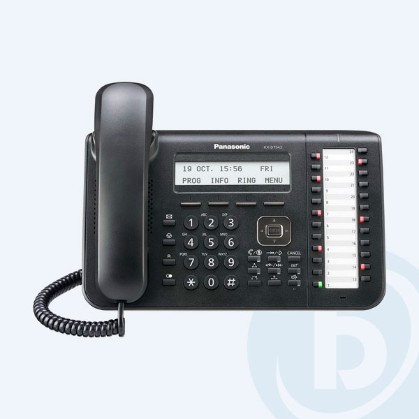 KX-DT543 - Tel&eacute;fono Digital Panasonic KX-DT543, Al&aacute;mbrico, 3 Lineas, 24 Teclas