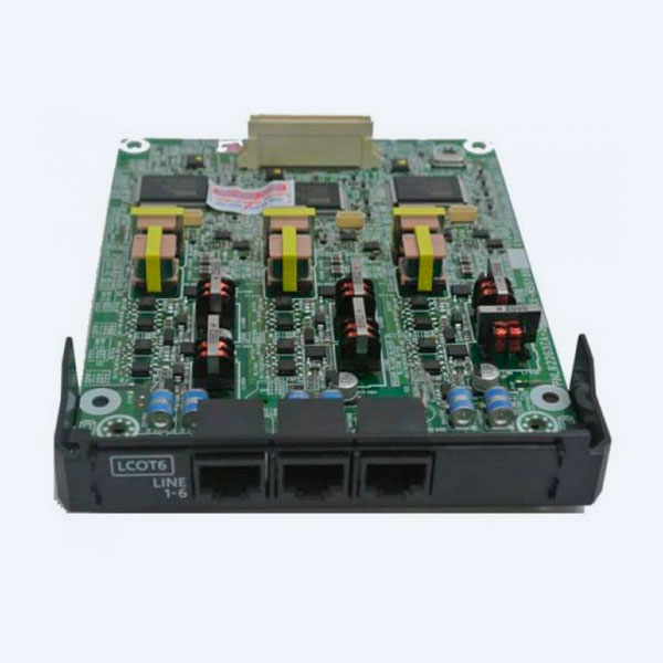 Tarjeta Panasonic KX-NS5180X, De 6 Líneas, Para Modelos NS500/NS520