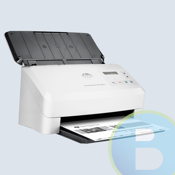 Escaner HP FLOW 7000 S3, 7500 Páginas, 600 dpi, USB 2.0, USB 3.0, WiFi.