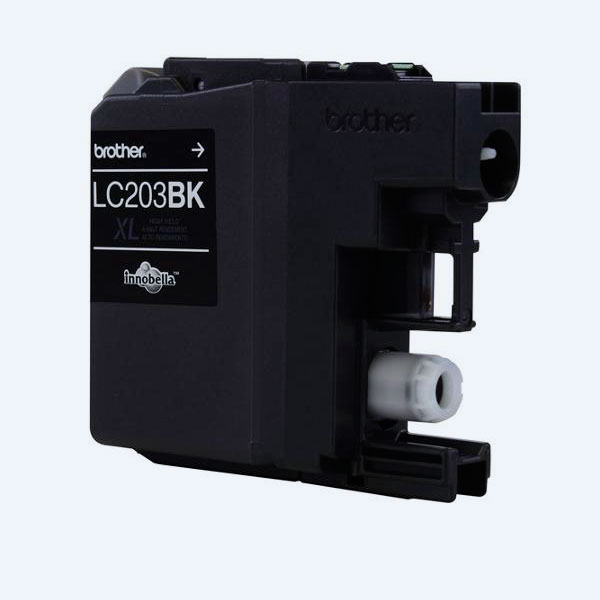 Cartucho Brother LC203BK, Negro, Alto Rendimiento