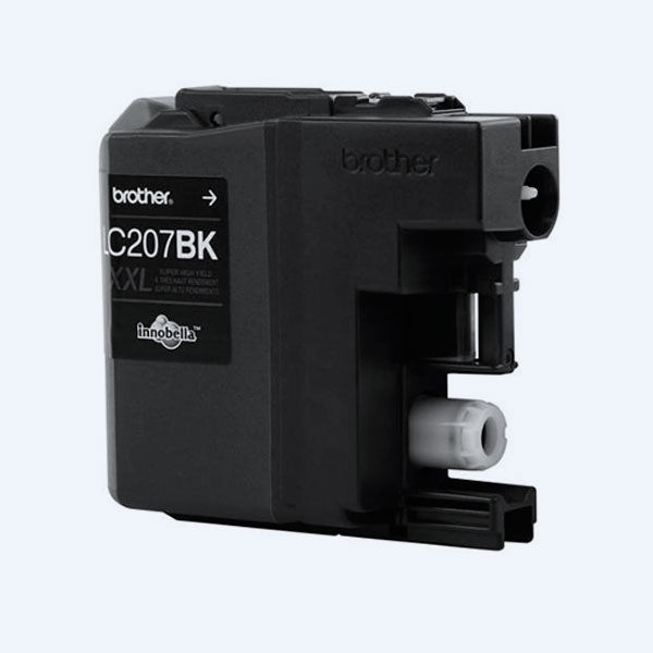 Cartucho Brother LC207B, 1200 Páginas, Super Alto Rendimiento