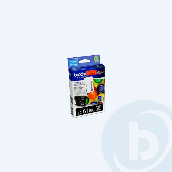 LC61BK - Cartucho Brother LC61BK, Negro, 450pags
