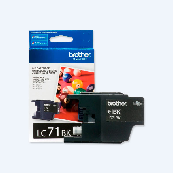 Cartucho de Tinta Brother Negro Innobella,300pags,Para Multifuncionales 3 en 1 y 4 en 1