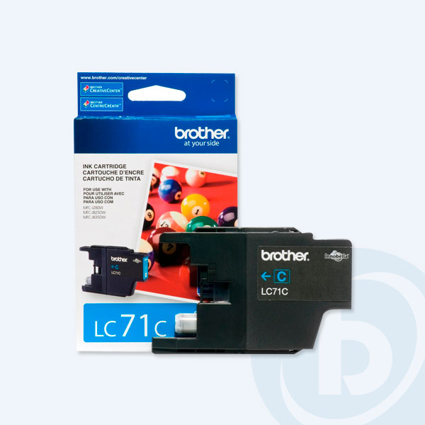 LC71C - Cartucho de Tinta Brother Cyan Innobella, 300pags