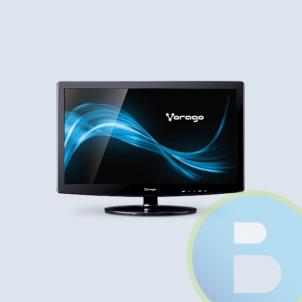 Monitor Vorago LED-W15-200 15.6'', Widescreen, Negro