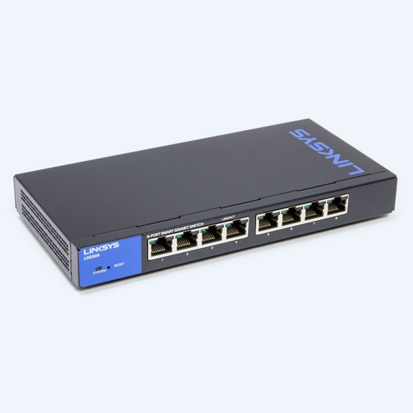 Switch Linksys LGS308, 8 Puertos 10/100/1000Mbps