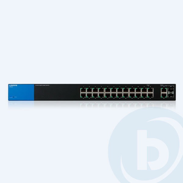 LGS326 - Switch Linksys LGS326, 24 Puertos 10/100/1000Mbps + 2 Puertos Combo SFP