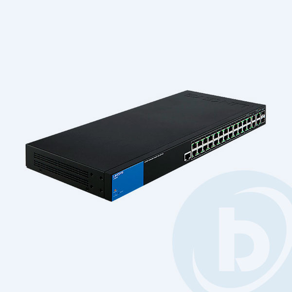LGS528P - Switch Linksys LGS528P, 28 Puertos 10/100/1000Mbps, PoE+, Administrable