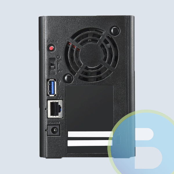 LS520DN0802 - Buffalo LinkStation 520DN NAS de 2 Bahias, 8TB (2 x 4TB), Realtek RTD1195N 1GHz, USB 3.0, Negro