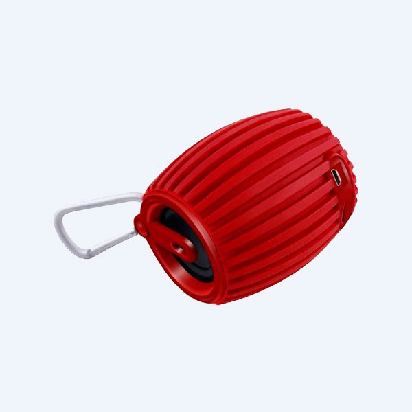 LVBB-105 - Bocina Inalámbrica Acteck GR-100, Recargable, Rojo