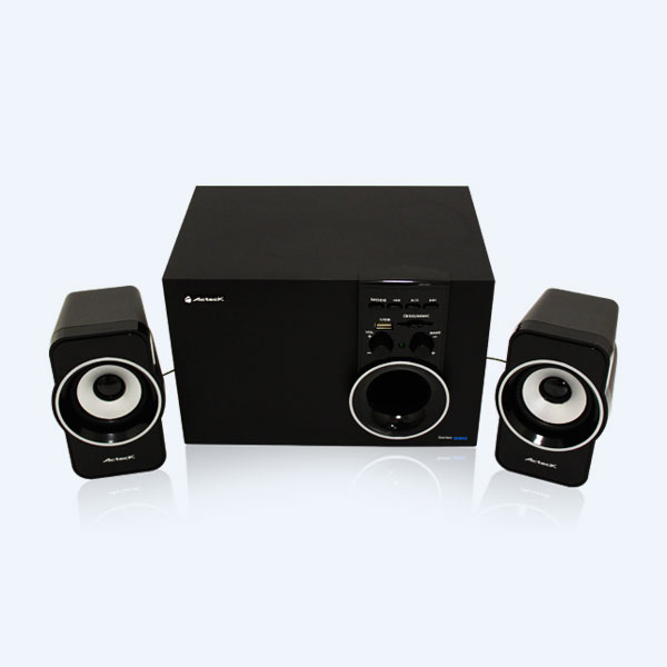 LVSM-005 - Bocinas Acteck LVSM-005, 2.1 Canales, 120Watts, con Subwoofer