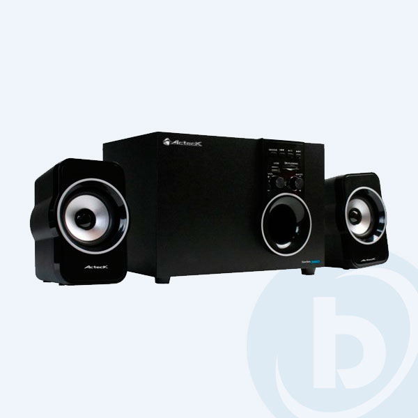 LVSM-005 - Bocinas Acteck LVSM-005, 2.1 Canales, 120Watts, con Subwoofer