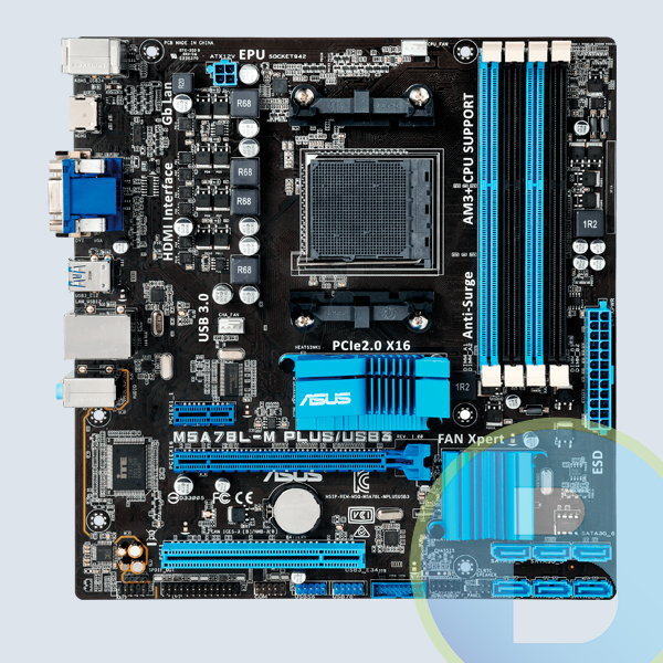 Tarjeta Madre ASUS micro ATX M5A78L-M PLUS/USB3, S-AM3+, AMD 760G, HDMI, USB 3.0, 32GB DDR3, para AMD