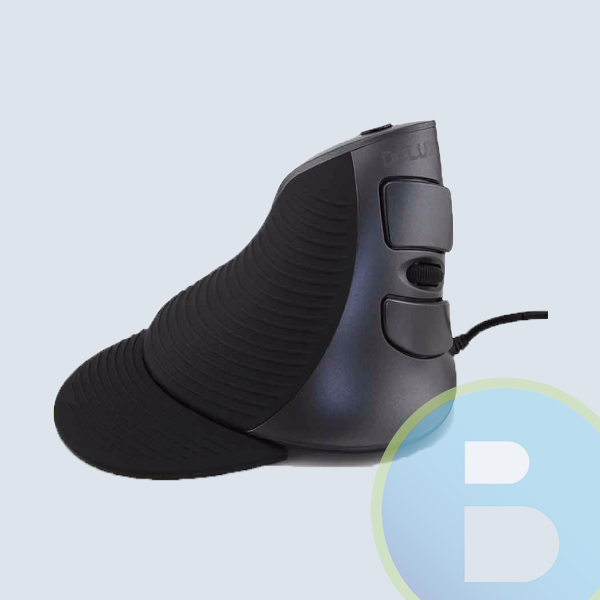Mouse Vertical Delux M618, Ergonómico, 1600dpi